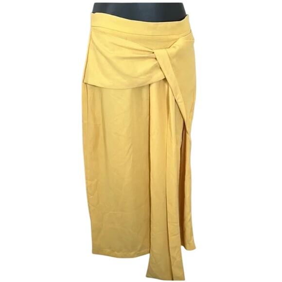 SNDYS Petal and Pup Yellow Zanita 2 Piece Tank and Twist Waist Midi Skirt Medium - Picture 7 of 8